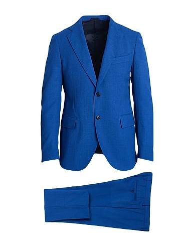 TOMBOLINI Suits Blue 100% Virgin Wool