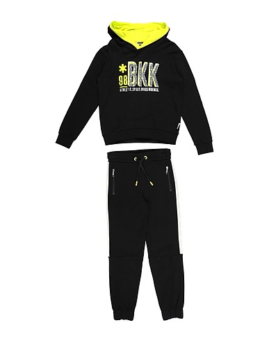 BIKKEMBERGS Tracksuit Black 100% Cotton
