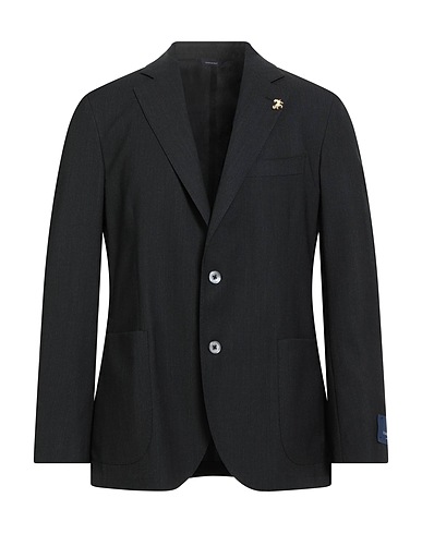 TOMBOLINI Blazer ZERO GRAVITY Black 60% Virgin Wool, 39% Polyester, 1% Elastane