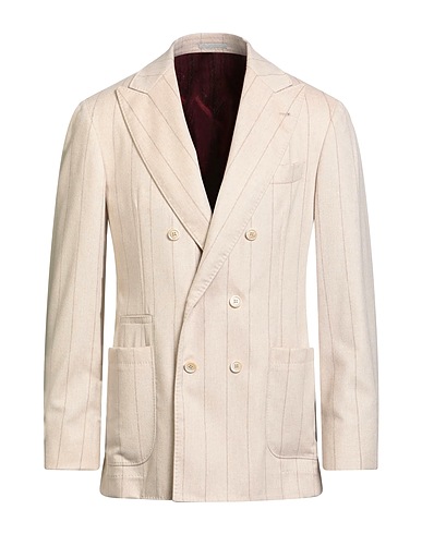 BRUNELLO CUCINELLI Blazer Beige 95% Wool, 5% Cashmere