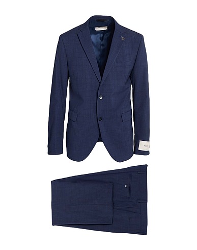 PAOLONI Κοστούμια Ναυτικό μπλε 98% Παρθένο μαλλί, 2% Ελαστάνη