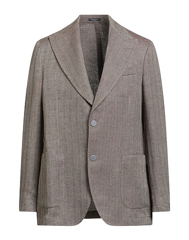 BRERAS Milano Blazers Khaki 60% Baumwolle, 40% Leinen