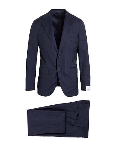CARUSO Suits Midnight blue 100% Wool