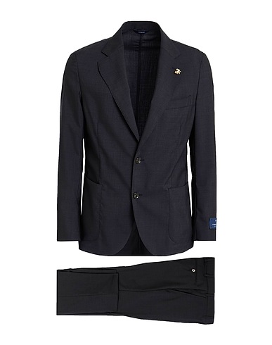 TOMBOLINI Suits Charcoal 100% Wool