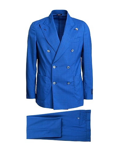 TOMBOLINI Costumes Bleu 100% Super 100s Laine