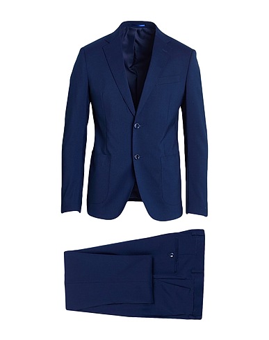 HERMAN & SONS Suits BLU 87% Polyester, 10% Viscose, 3% Elastane