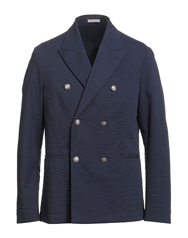 OFFICINA 36 Blazer Midnight blue 97% Cotton, 3% Elastane
