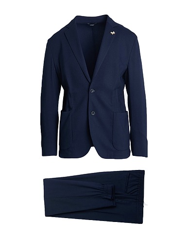 TOMBOLINI Suits Navy blue 82% Viscose, 15% Polyamide, 3% Elastane