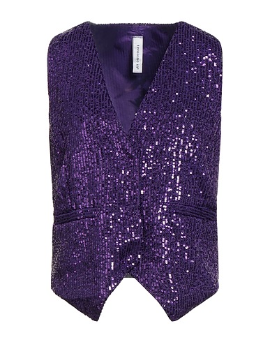 TENSIONE IN Waistcoat Purple 100% Polyester
