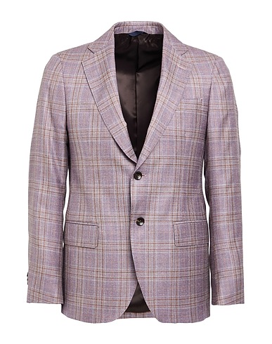 TOMBOLINI Blazer Purple 65% Virgin Wool, 21% Silk, 14% Linen