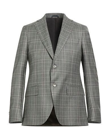 TOMBOLINI Blazer Verde scuro 65% Lana Vergine, 21% Seta, 14% Lino