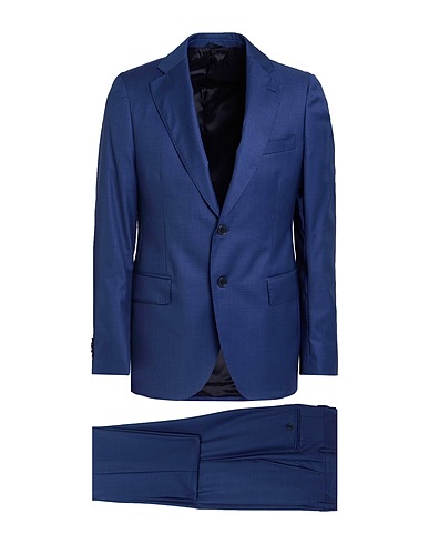 TOMBOLINI Suits Blue 100% Virgin Wool