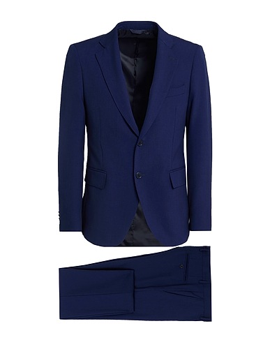 TOMBOLINI Suits Blue 49% Viscose, 48% Polyester, 3% Elastane