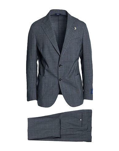 TOMBOLINI Suits Grey 100% Virgin Wool