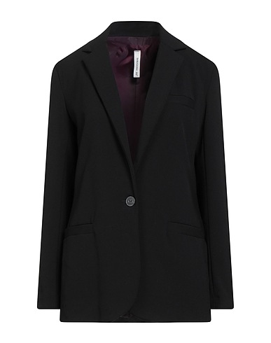 TENSIONE IN Blazer Black 68% Polyester, 28% Viscose, 4% Elastane