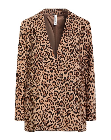 TENSIONE IN Blazer Beige 92% Viscose, 8% Wool
