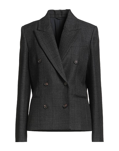 BRUNELLO CUCINELLI Americana Carbón 100% Lana Virgen, Latón