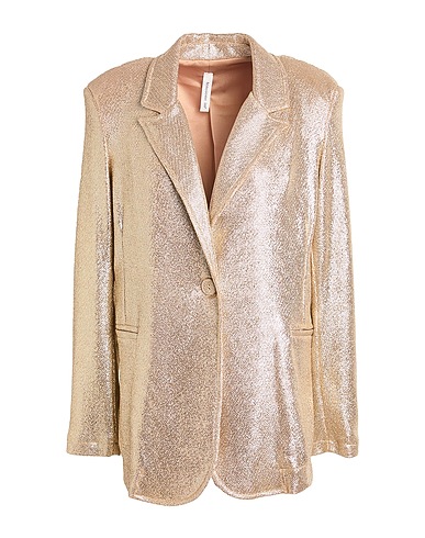 TENSIONE IN Blazer Gold 91% Nylon, 5% Elastane, 4% Metallic fiber