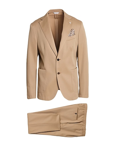 MANUEL RITZ Abito Beige 100% Lana Vergine