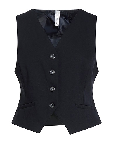 TENSIONE IN Vest Navy 64% Viscose, 31% Polyamide, 5% Elastane