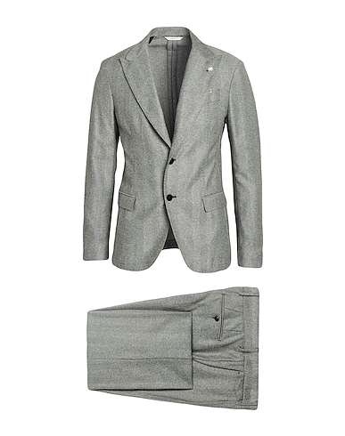 MANUEL RITZ Suits MARZOTTO FOR MANUEL RITZ Grey 98% Virgin Wool, 2% Elastane