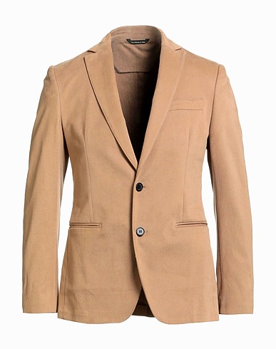 TONELLO Blazer Camel 98% Cotton, 2% Elastane