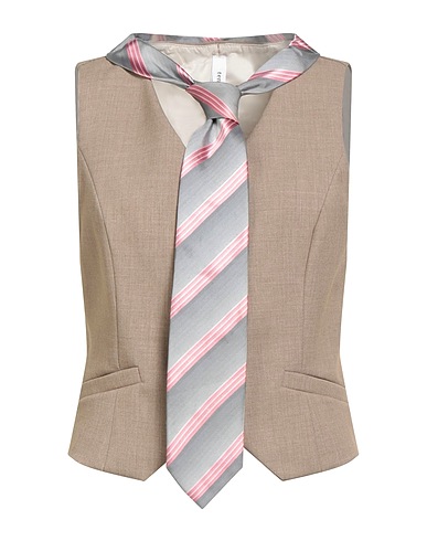 TENSIONE IN Waistcoat 68% Polyester, 28% Viscose, 4% Elastane
