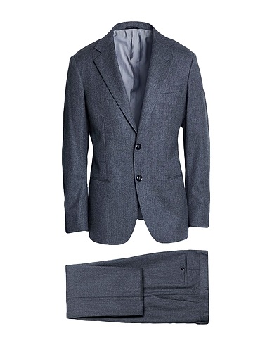 GIORGIO ARMANI Suits Grey 92% Virgin Wool, 5% Cashmere, 2% Polyamide, 1% Elastane