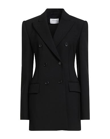 SPORTMAX Blazer Black 96% Virgin Wool, 4% Elastane