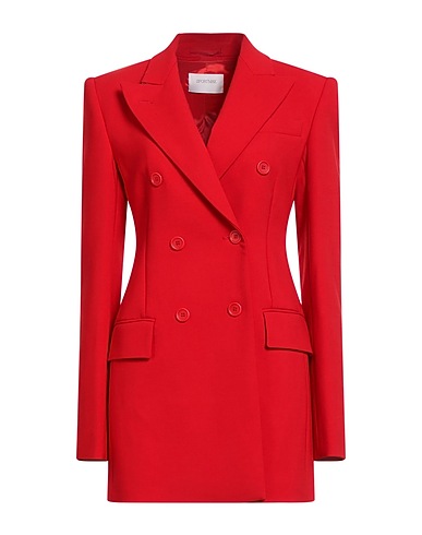 SPORTMAX Blazer Red 96% Virgin Wool, 4% Elastane