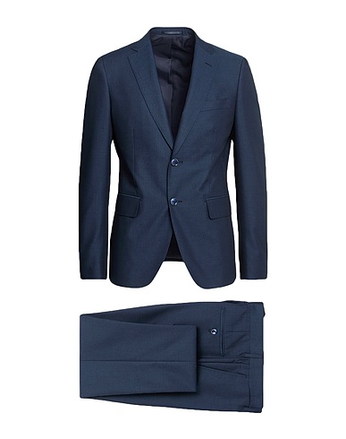 HERMAN & SONS Suits Navy blue 80% Polyester, 20% Viscose