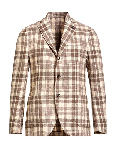 LARDINI Blazer Beige 100% Wool