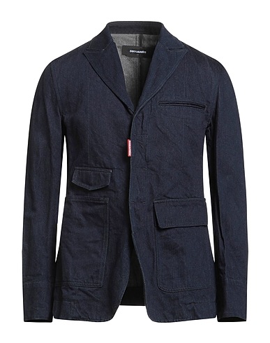 DSQUARED2 Blazer Blue 82% Cotton, 18% Metallic fiber