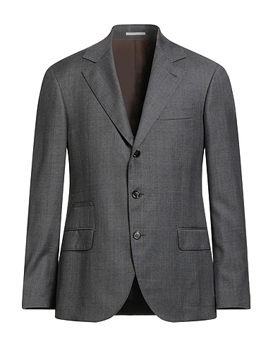 BRUNELLO CUCINELLI Blazer Grey 100% Virgin Wool