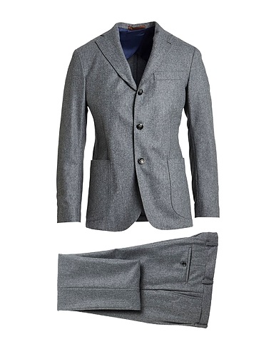 BARBA Napoli Suits Grey 100% Virgin Wool