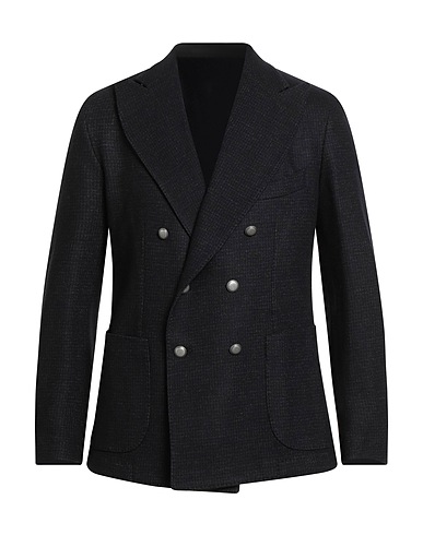 BARBA Napoli Blazer Black 77% Virgin Wool, 14% Polyamide, 9% Polyester