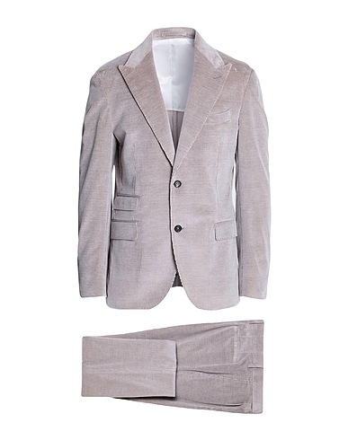 ELEVENTY Suits Beige 91% Cotton, 8% Cashmere, 1% Elastane