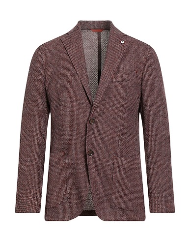 L.B.M. 1911 Blazer Brown 36% Linen, 28% Wool, 21% Virgin Wool, 15% Silk