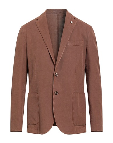 LUIGI BIANCHI Mantova Blazer 59% Cotton, 41% Ramie