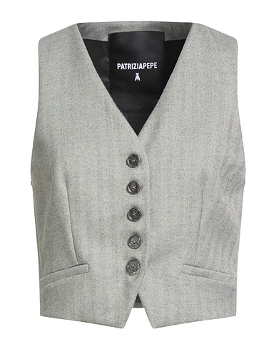 PATRIZIA PEPE Weste GRIGIO 63% Polyester, 34% Viskose, 3% Elastan