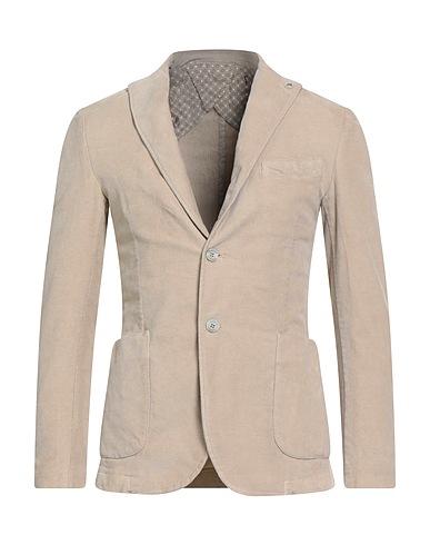 BARBATI Blazer Beige 98% Cotton, 2% Elastane