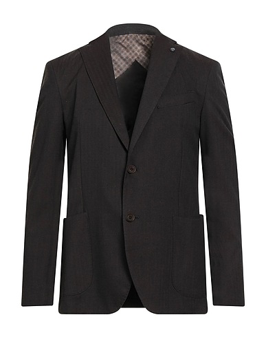 BARBATI Blazer Testa di moro 67% Poliestere, 29% Viscosa, 2% Lana, 2% Elastan