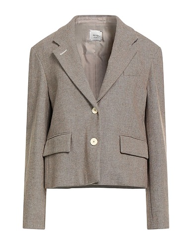 ALYSI Blazer CHOCOLAT Khaki 73% Virgin Wool, 27% Polyamide