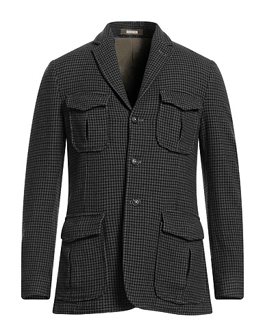 MASSIMO ALBA Veste Gris anthracite 62% Laine, 23% Coton, 15% Polyamide