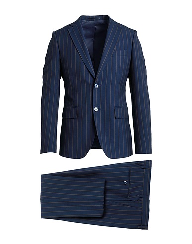 HERMAN & SONS Suits Navy blue 85% Polyester, 15% Viscose