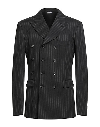 COMME des GARÇONS Blazer HOMME Black 98% Wool, 2% Polyurethane