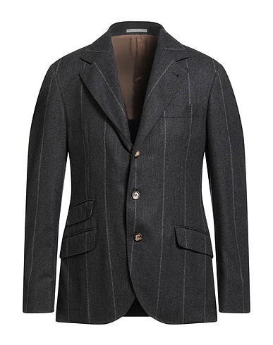 BRUNELLO CUCINELLI Blazer Charcoal 89% Wool, 6% Silk, 5% Cashmere