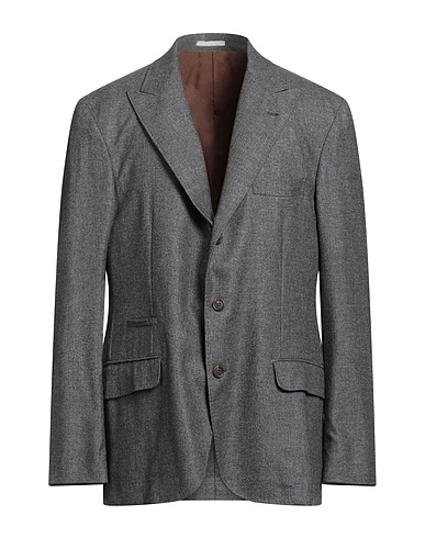 BRUNELLO CUCINELLI Blazer Charcoal 92% Cashmere, 8% Silk