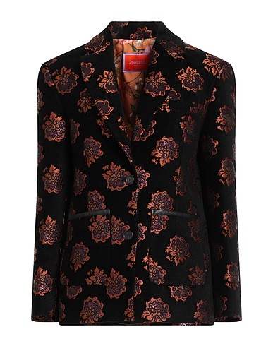 LA DOUBLE J Blazer Black 32% Viscose, 22% Recycled polyester, 22% Cotton, 21% Polyester, 3% Metallic fiber