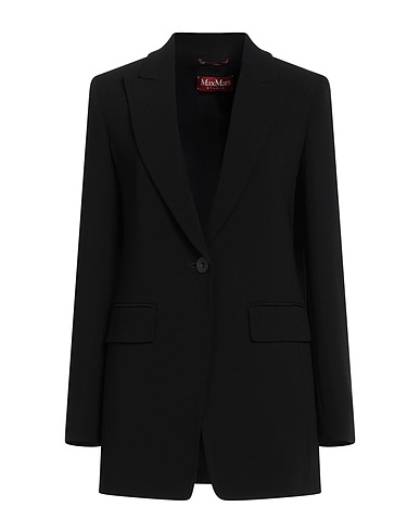 MAX MARA STUDIO Blazer Black 71% Triacetate, 29% Polyester